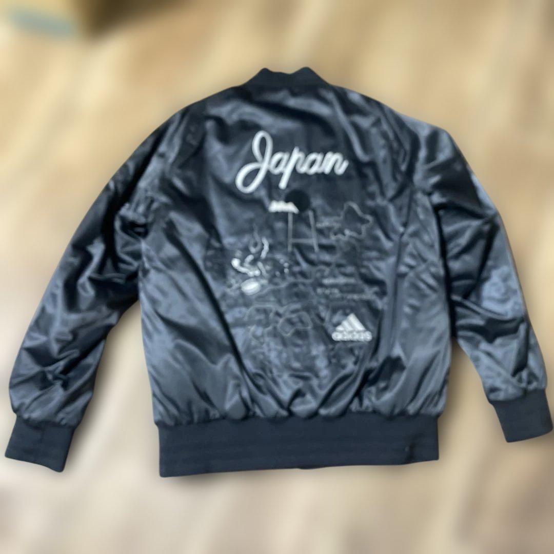 adidas アディダス オールブラックス スカジャン 日本限定 - メルカリ