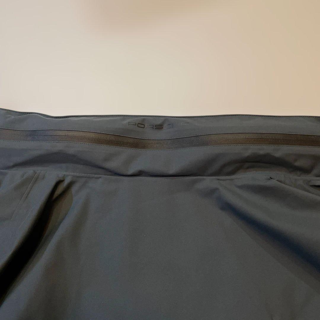 ポルシェPorsche ジャンパー S~Mサイズ フード収納 濃いグレー 防風