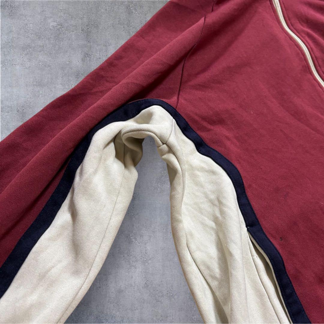 K94】90s PUMAプーマトラックジャケットバーガンディ日本未発売モデル