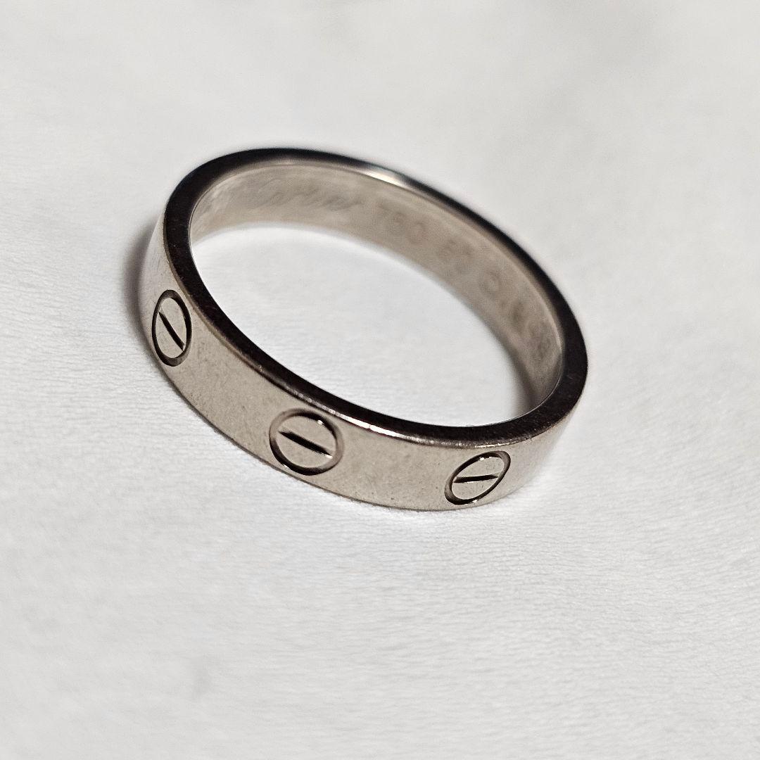 【最安値】Cartier ミニラブリング #50 楽天市場】カルティエ ミニラブリング wg 50の通販