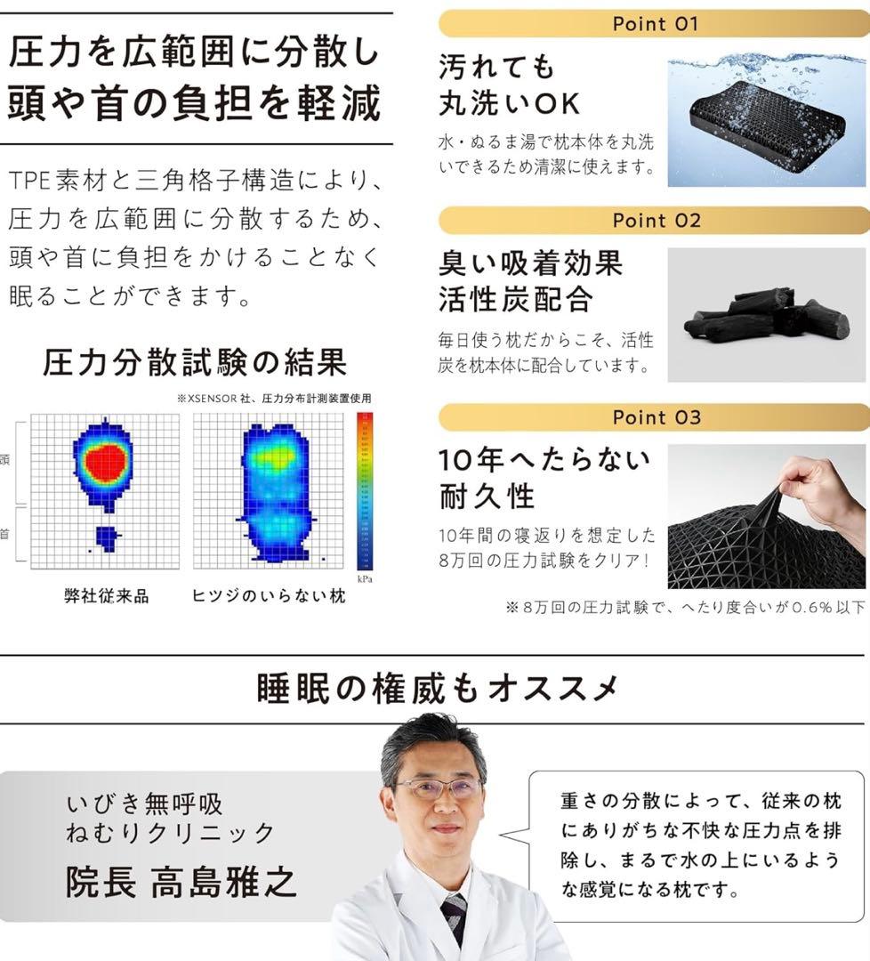 ヒツジのいらない枕 -至極-（スタンダードモデル）