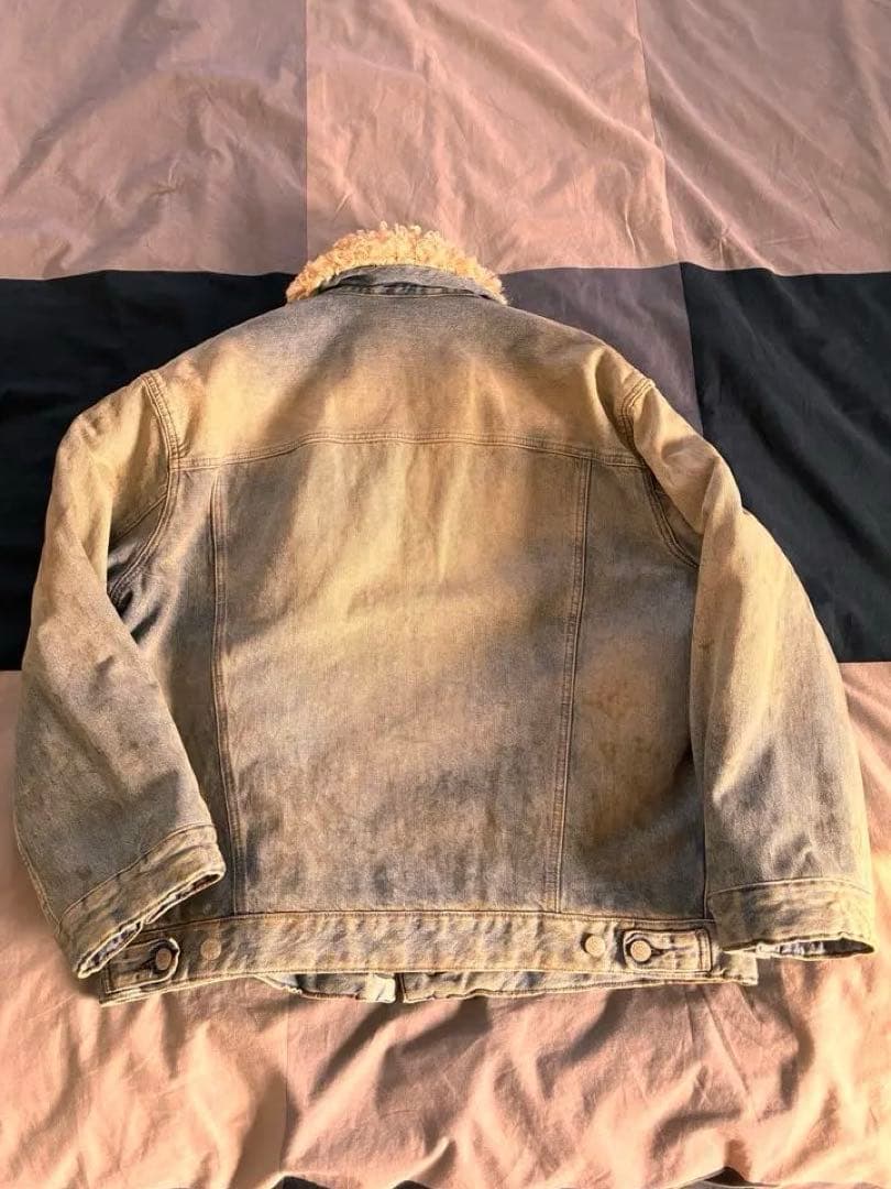 Acne Studios 襟ファー デニムジャケット - メルカリ