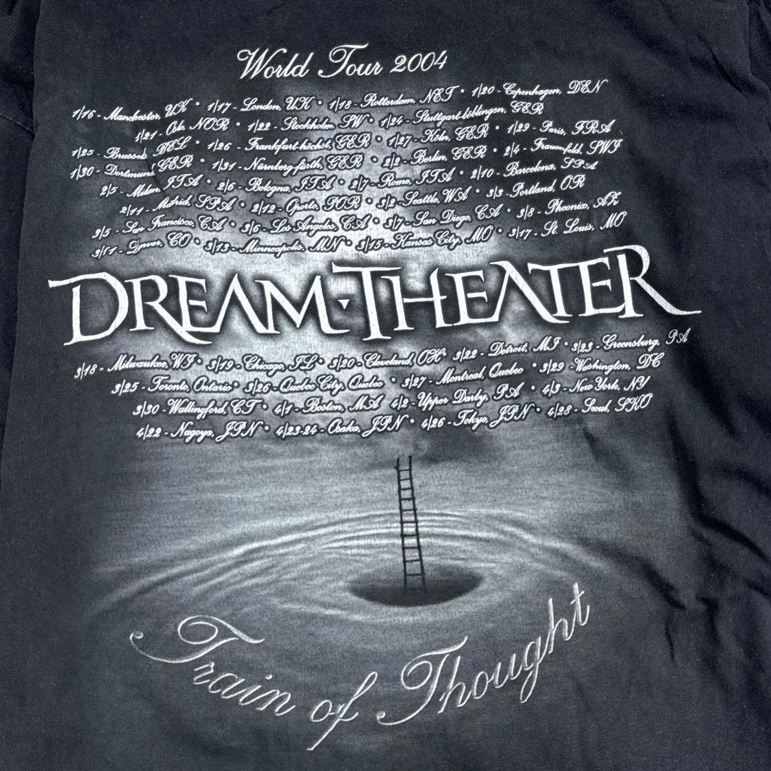 希少 DREAM THEATER ワールドツアー2004 バンド ロングTシャツ