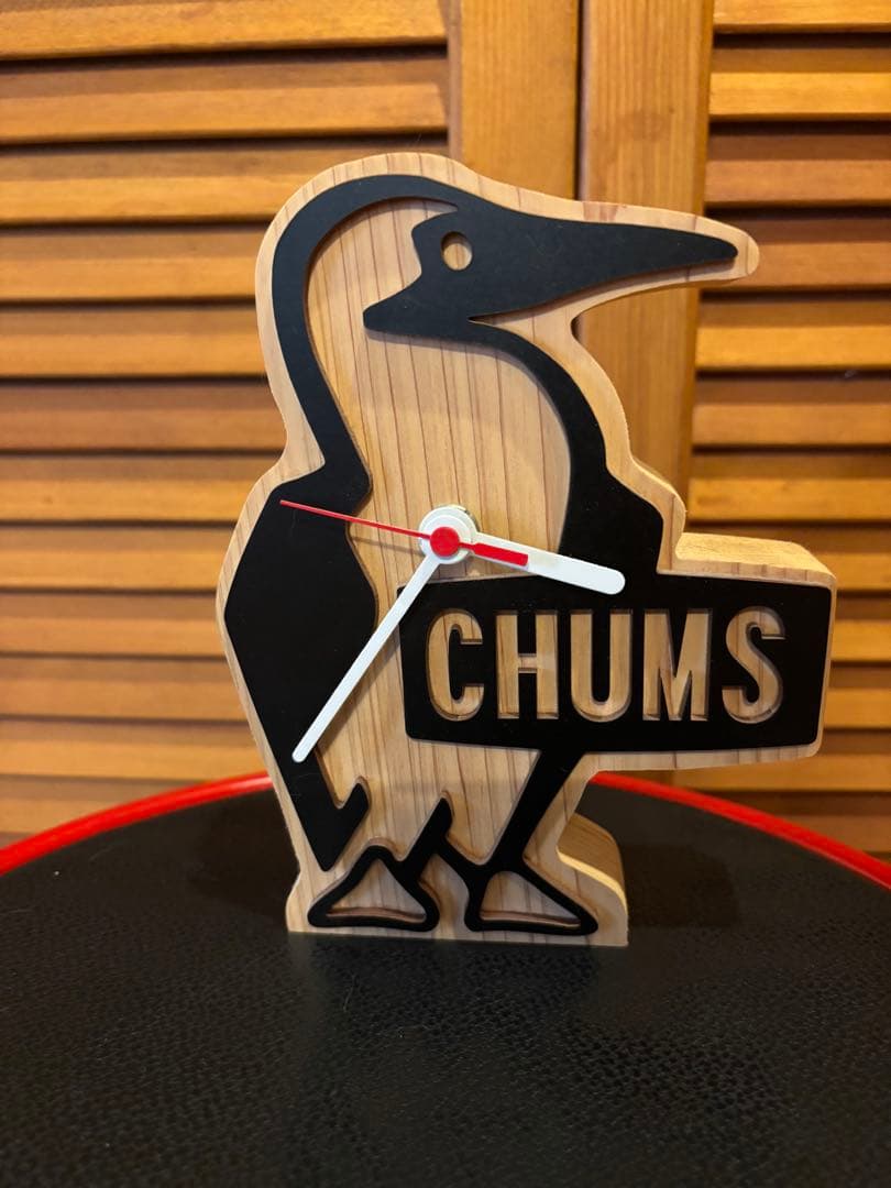 チャムスキャンプ　木製ブービー時計 82beeab795c341696b1ee8cc2da801