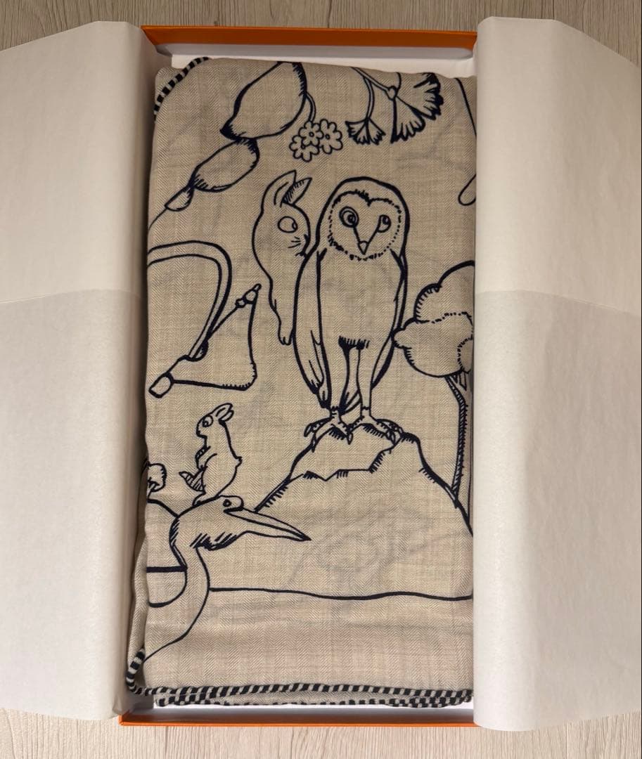 HERMESトライアングル ジェアン《千と一のウサギ》 ￥161,700 新品