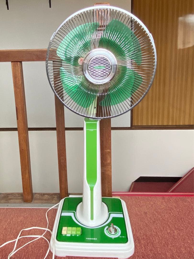 東芝 TOSHIBA 扇風機 F342-G グリーン 東芝 扇風機昭和レトロ F342G｜Yahoo!フリマ（旧PayPayフリマ）