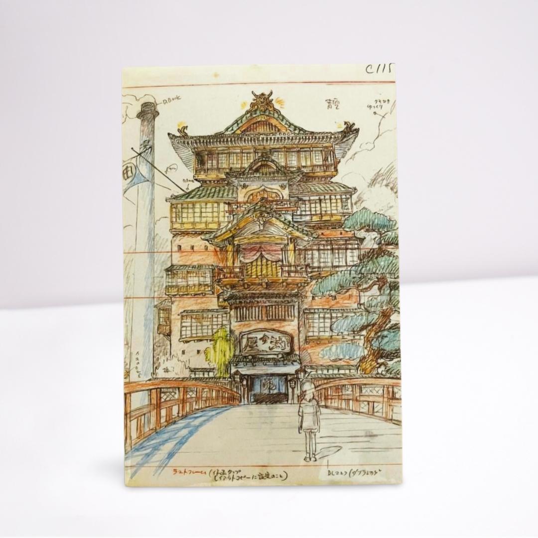 スタジオジブリ レイアウト展 ポストカード 千と千尋の神隠し - メルカリ