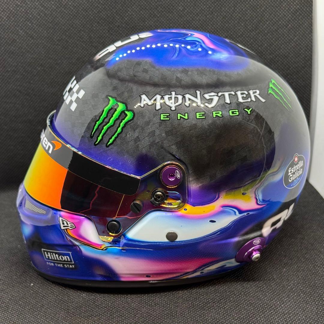 1/2ヘルメット マクラーレンF1 L.ノリス 2024年 シンガポールGP優勝