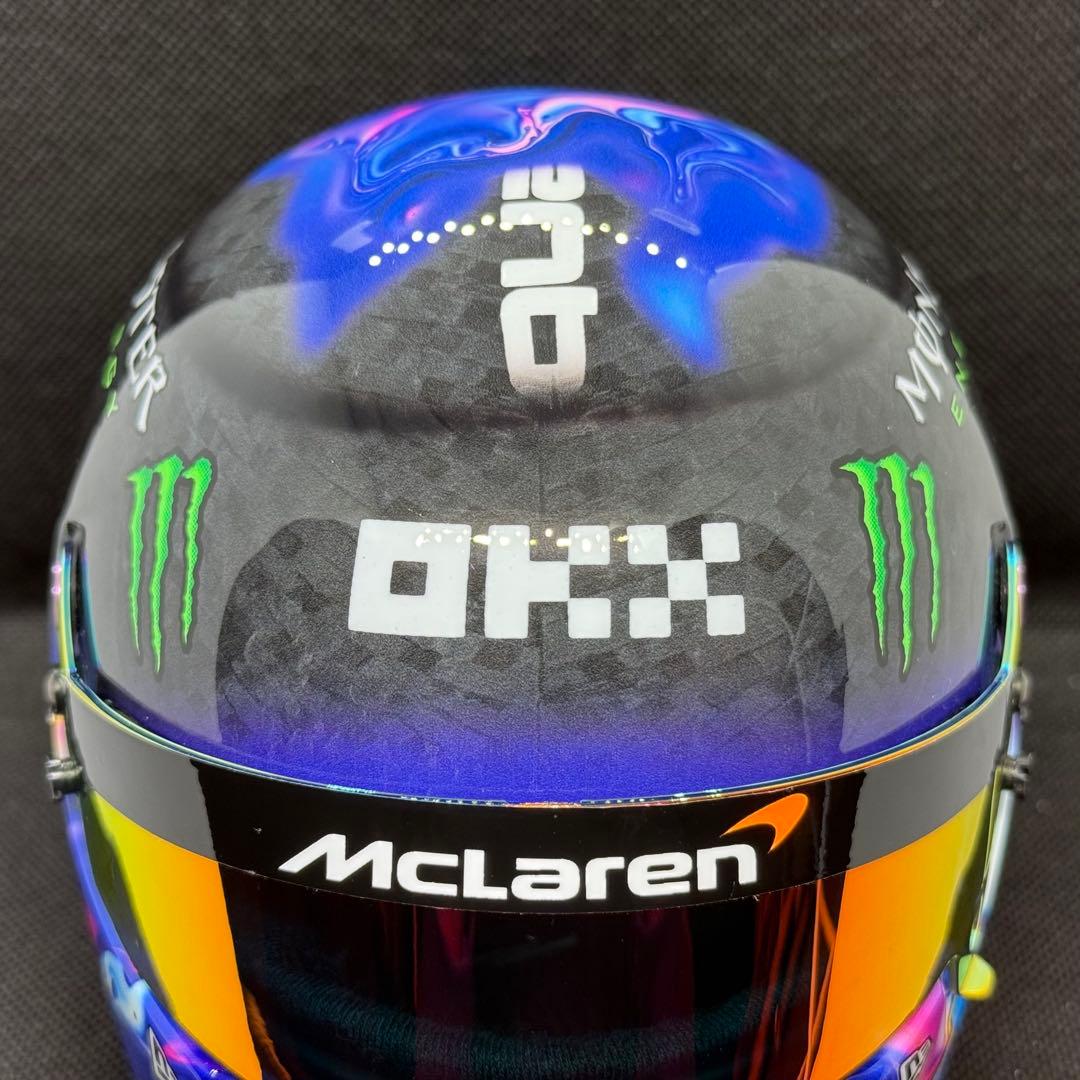 1/2ヘルメット マクラーレンF1 L.ノリス 2024年 シンガポールGP優勝