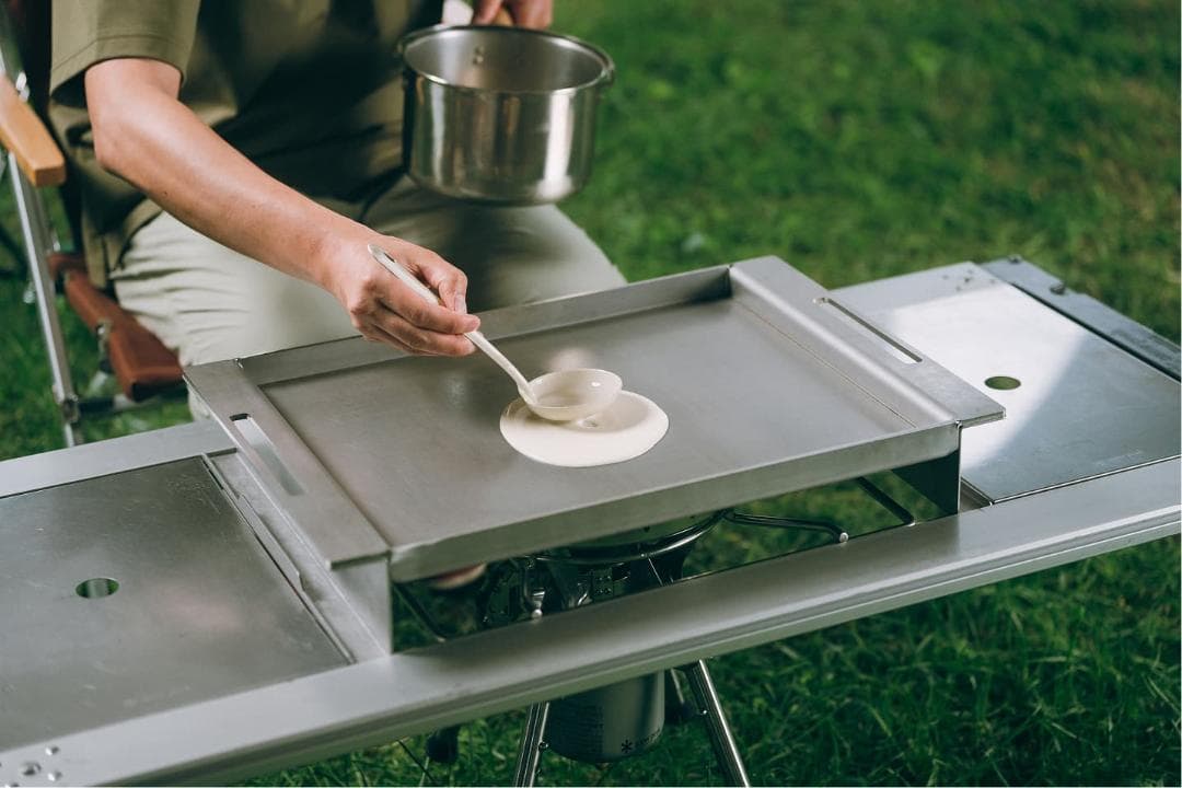 8*8様 スノーピーク オタフクソースコラボ ステンレスお好み焼鉄板 GR