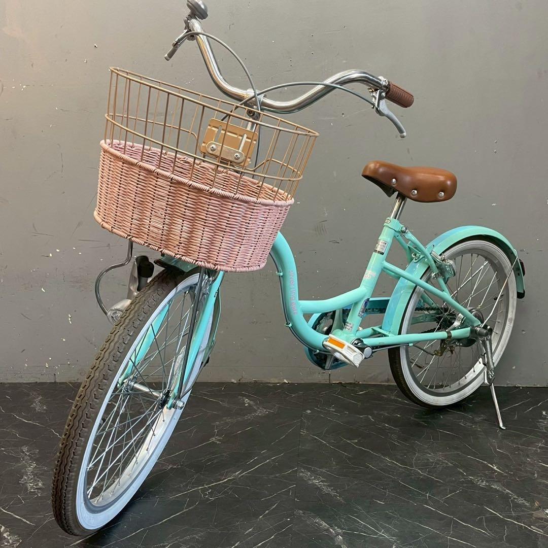 【1】《一般車》子供用自転車 silver ring cute ミントグリーン