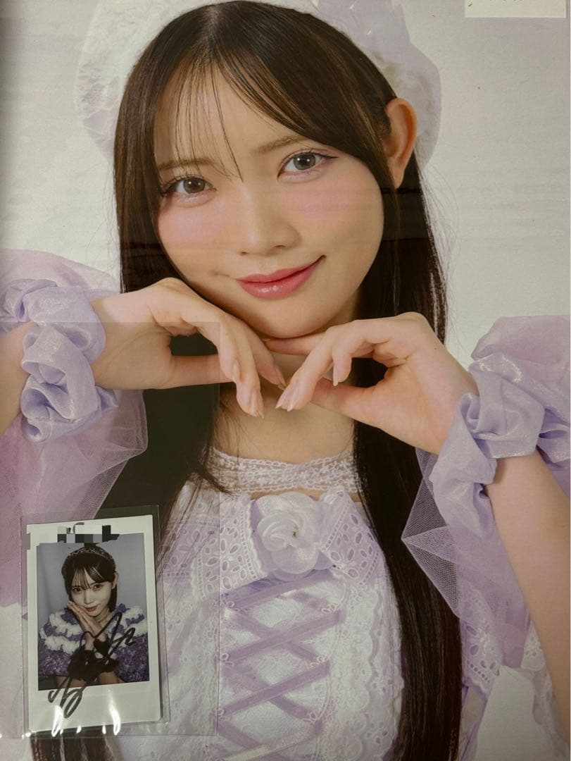 真鍋凪咲 オンライン特典会 オン特 チェキ ポスター サイン - メルカリ