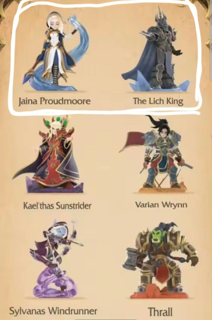 ゲームキャラクター world of warcraft POPMART