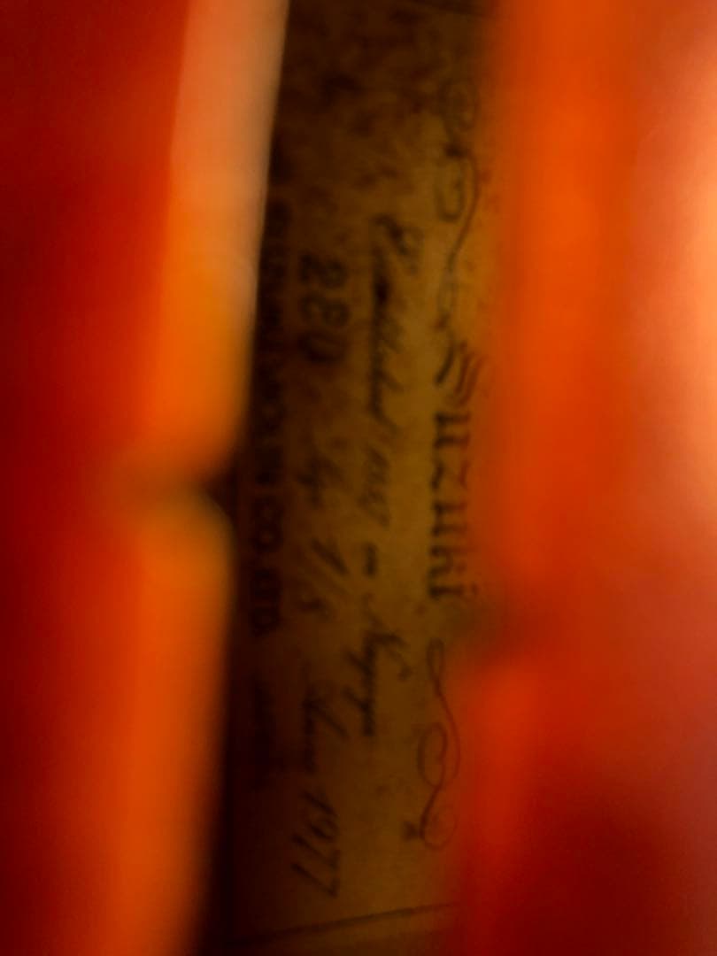 駒&魂柱調整済】Suzuki分数バイオリンNo280 1/8 1977 - メルカリ