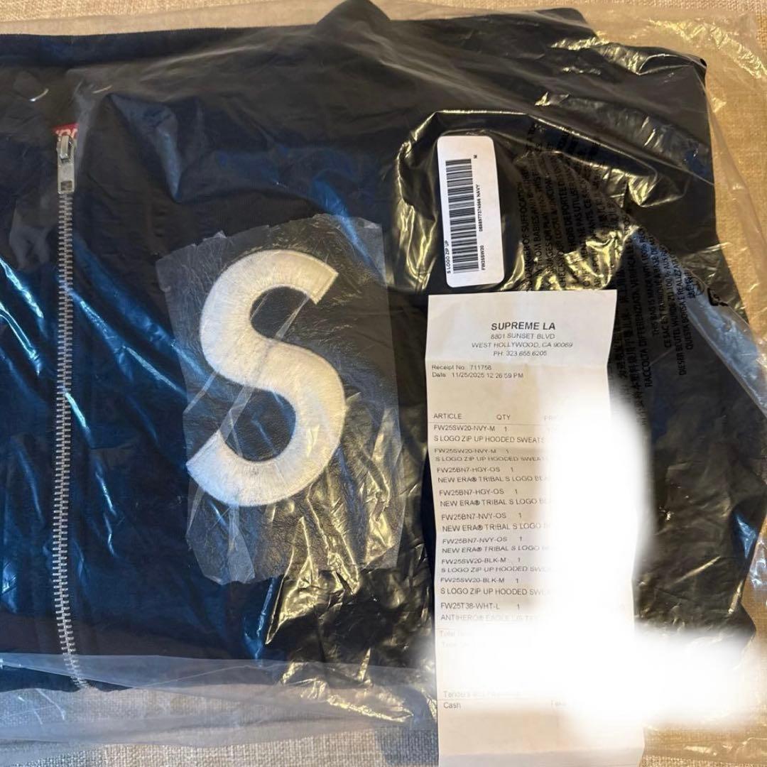 Supreme S Logo Zip Up Hooded Sweatshirt - メルカリ