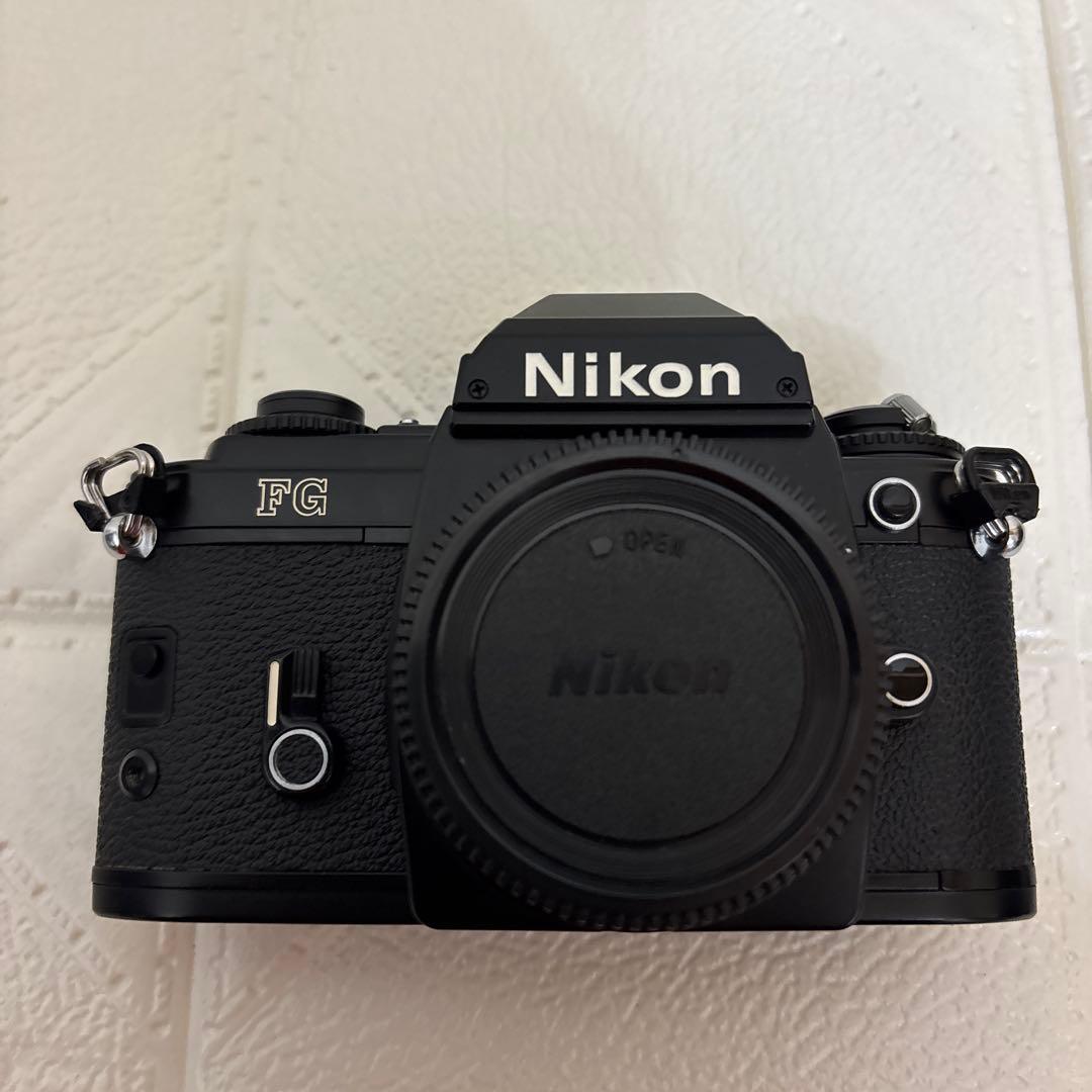 NIKON FG Black SLR CAMERA 一眼レフカメラ ボディーのみ - メルカリ