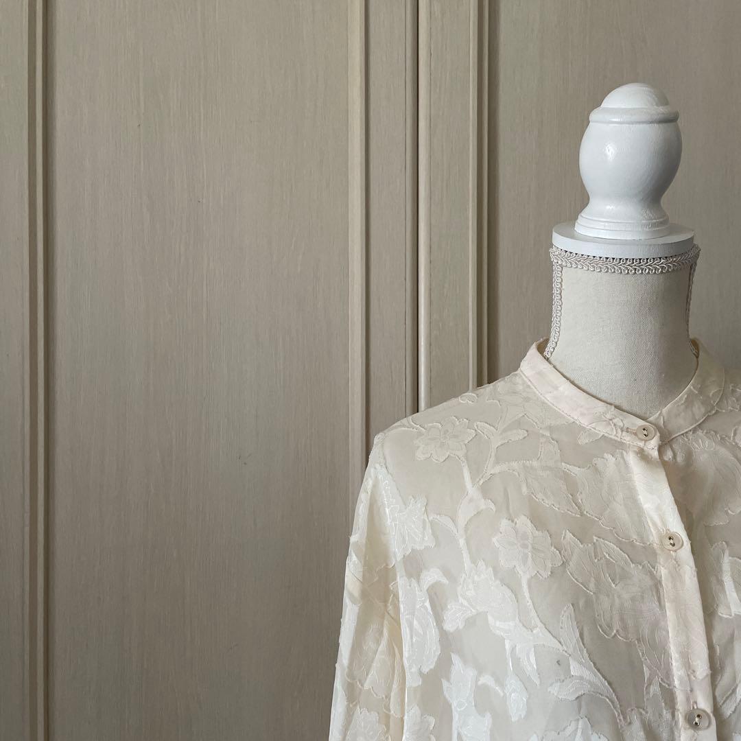 @/@/@/74/80/S/@ ROSEBUD ローズバッド 花柄 ブラウス