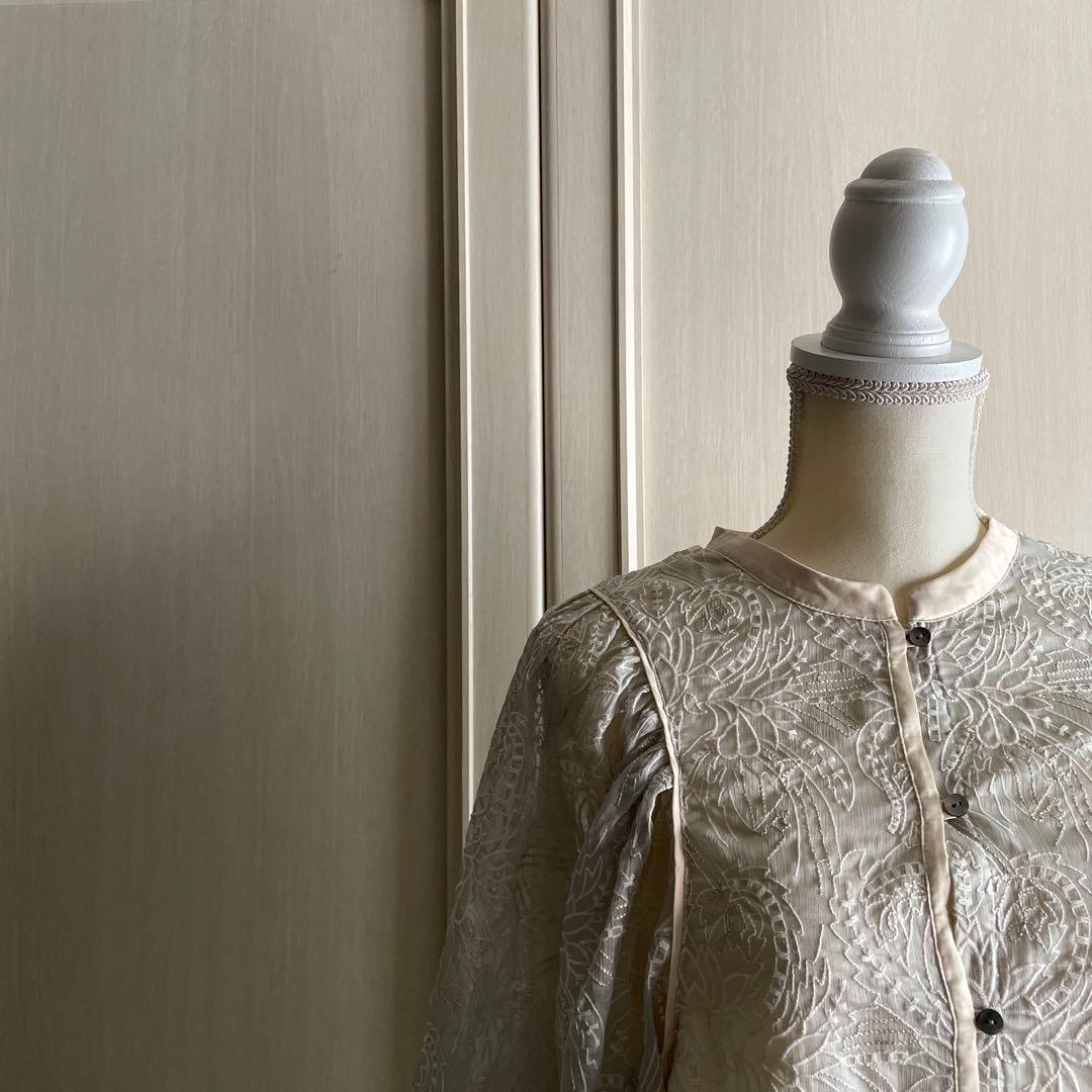 @/@/@/74/80/S/@ ROSEBUD ローズバッド 花柄 ブラウス