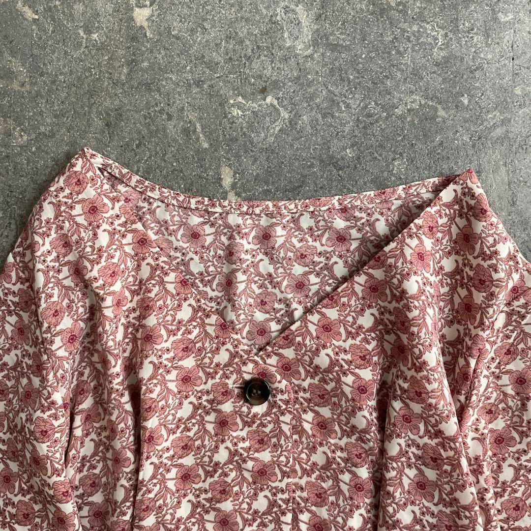 @/@/@/74/80/S/@ ROSEBUD ローズバッド 花柄 ブラウス