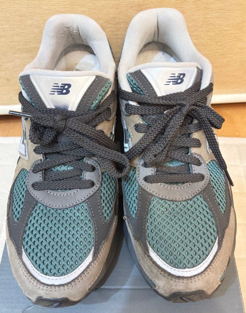 ニューバランス スニーカー グリーン 27.5cm