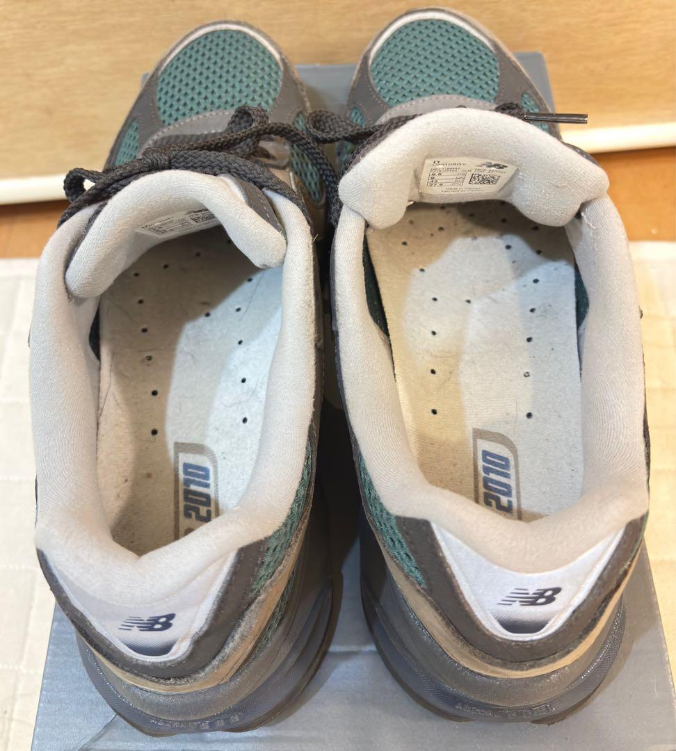 ニューバランス スニーカー グリーン 27.5cm