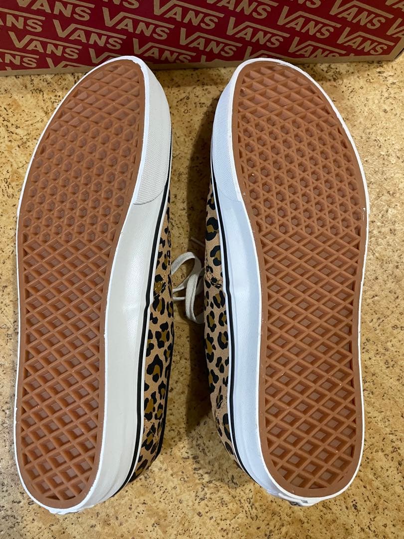 vans オーセンティック レオパード インソールカスタム - メルカリ