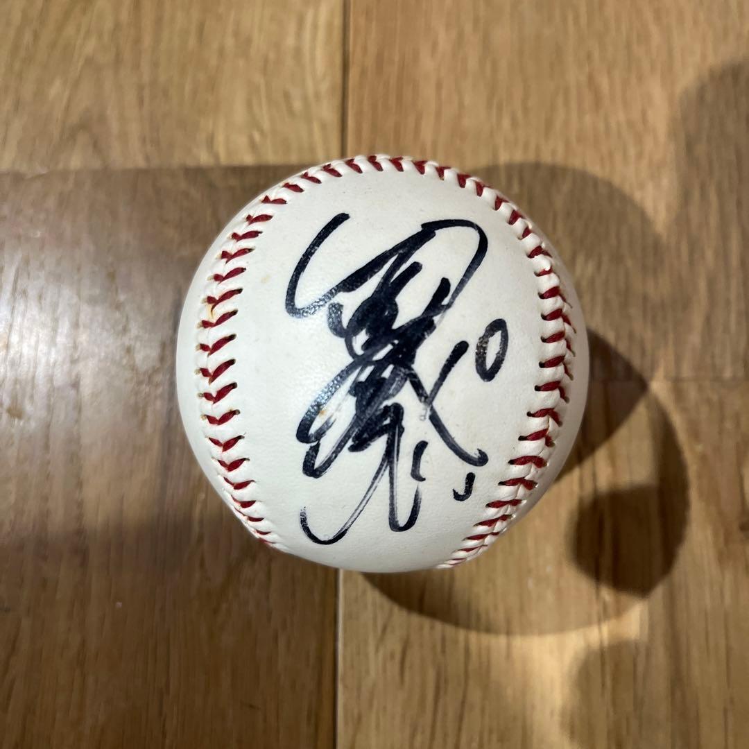 広島カープ 金本知憲選手 直筆サインボール - メルカリ