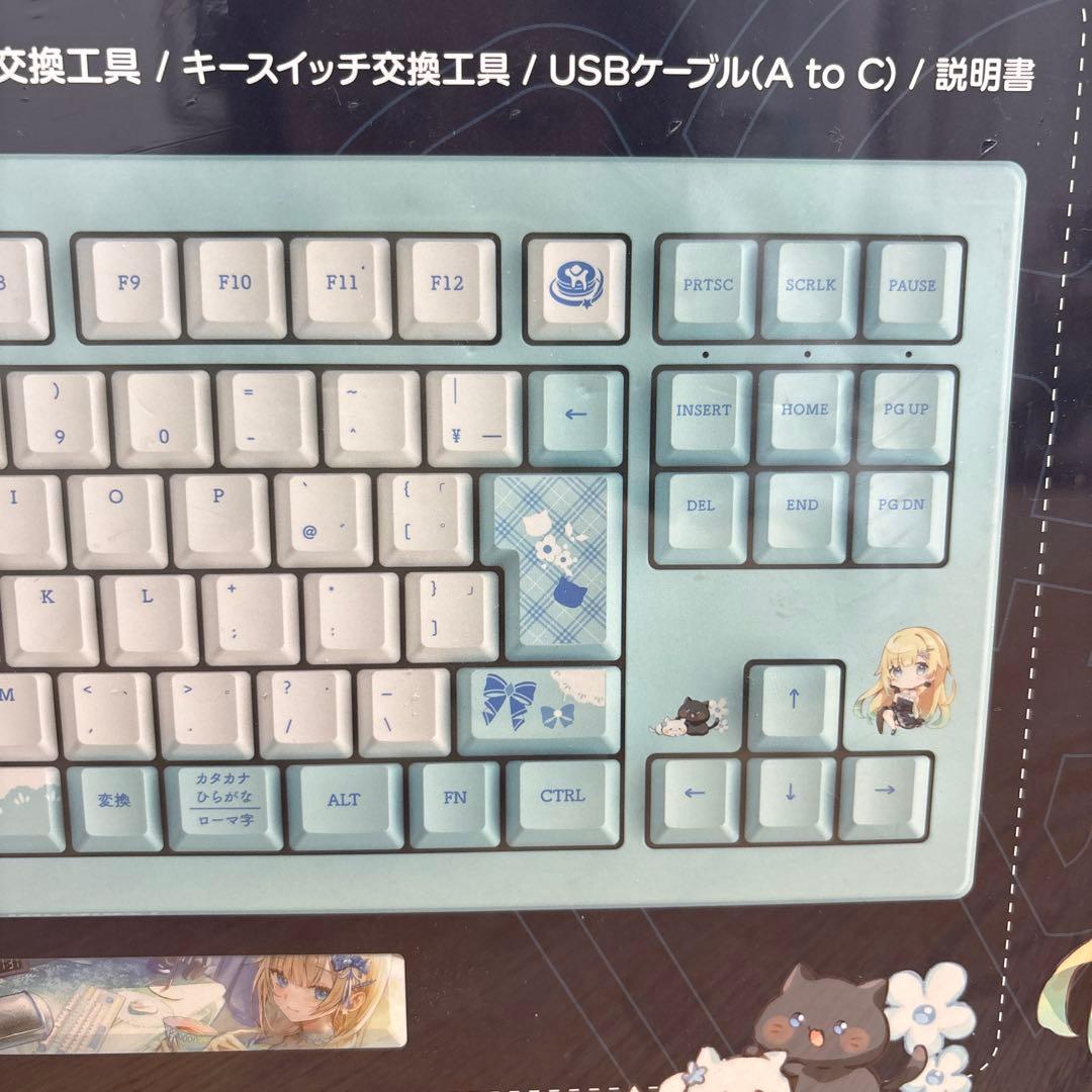 新品未開封】VSPO!GEAR 藍沢エマ EDITION ゲーミングキーボード - メルカリ
