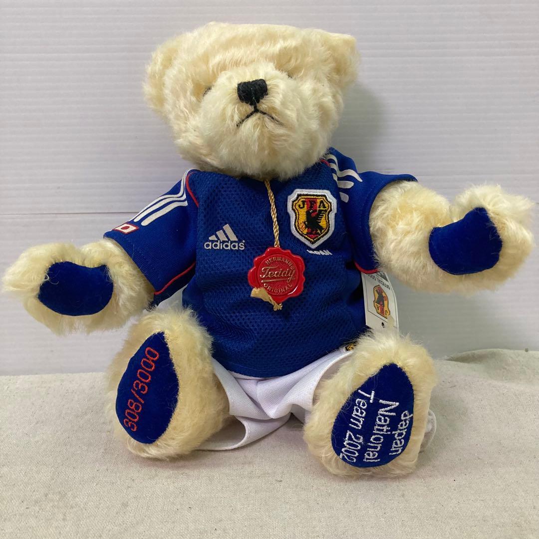 2002 サッカー 日本代表 ユニフォーム テディベア ぬいぐるみ ハーマン