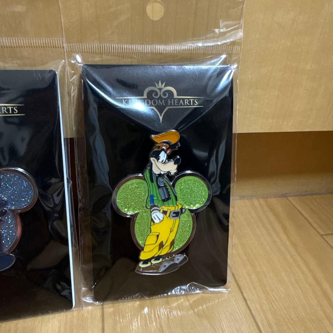 新品 キングダムハーツ ピンバッジ 3種類 ロフト KINGDOM HEARTS