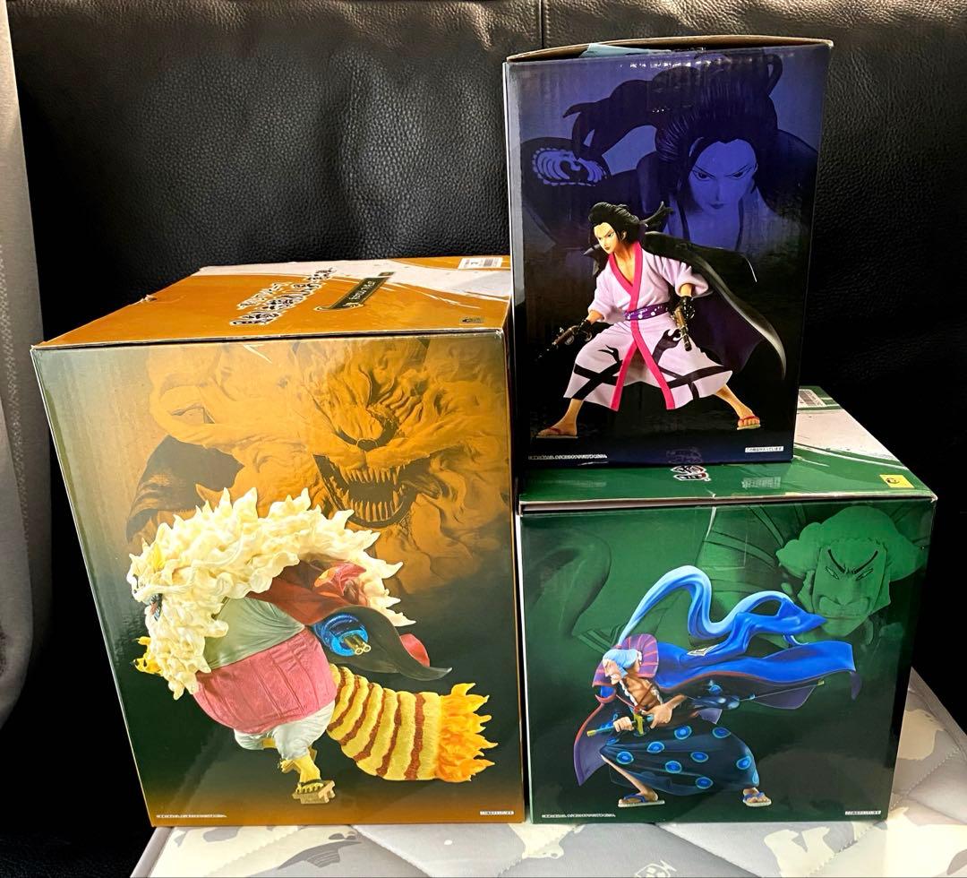 ワンピース　一番くじ　第二弾/見参! 赤鞘九人男　3体フィギュアセット