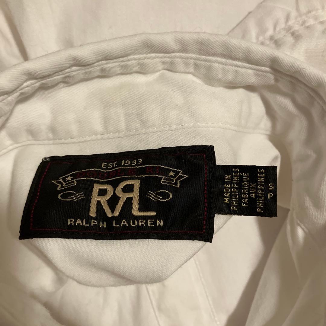 ダブルアールエル ホワイトワークシャツ S - メルカリ