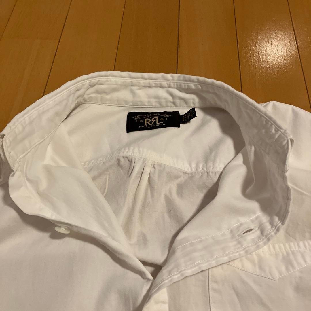 ダブルアールエル ホワイトワークシャツ S - メルカリ