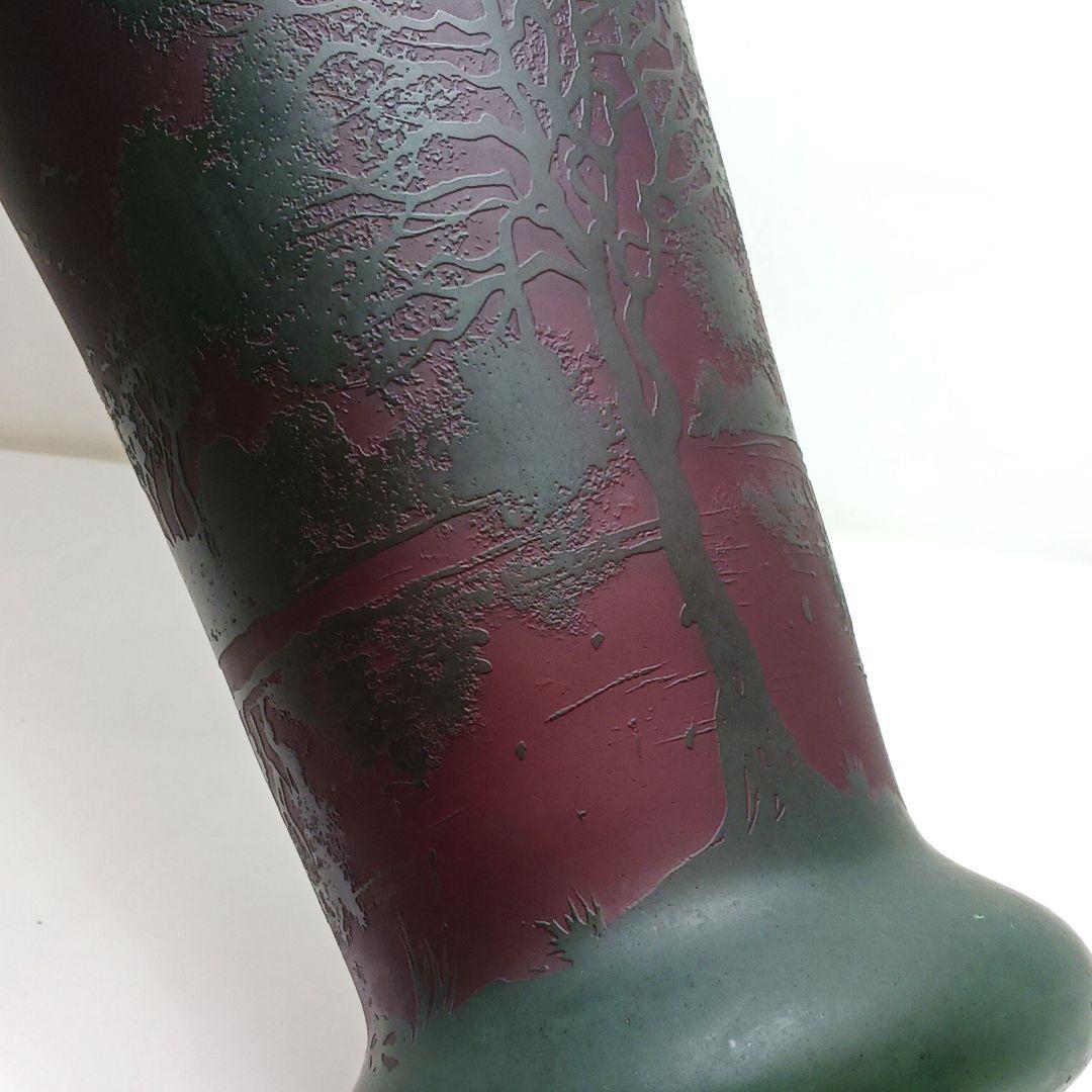 V225 1900年初期 J.B LEVEILLE作 湖水風景文花瓶 カメオ彫 - メルカリ