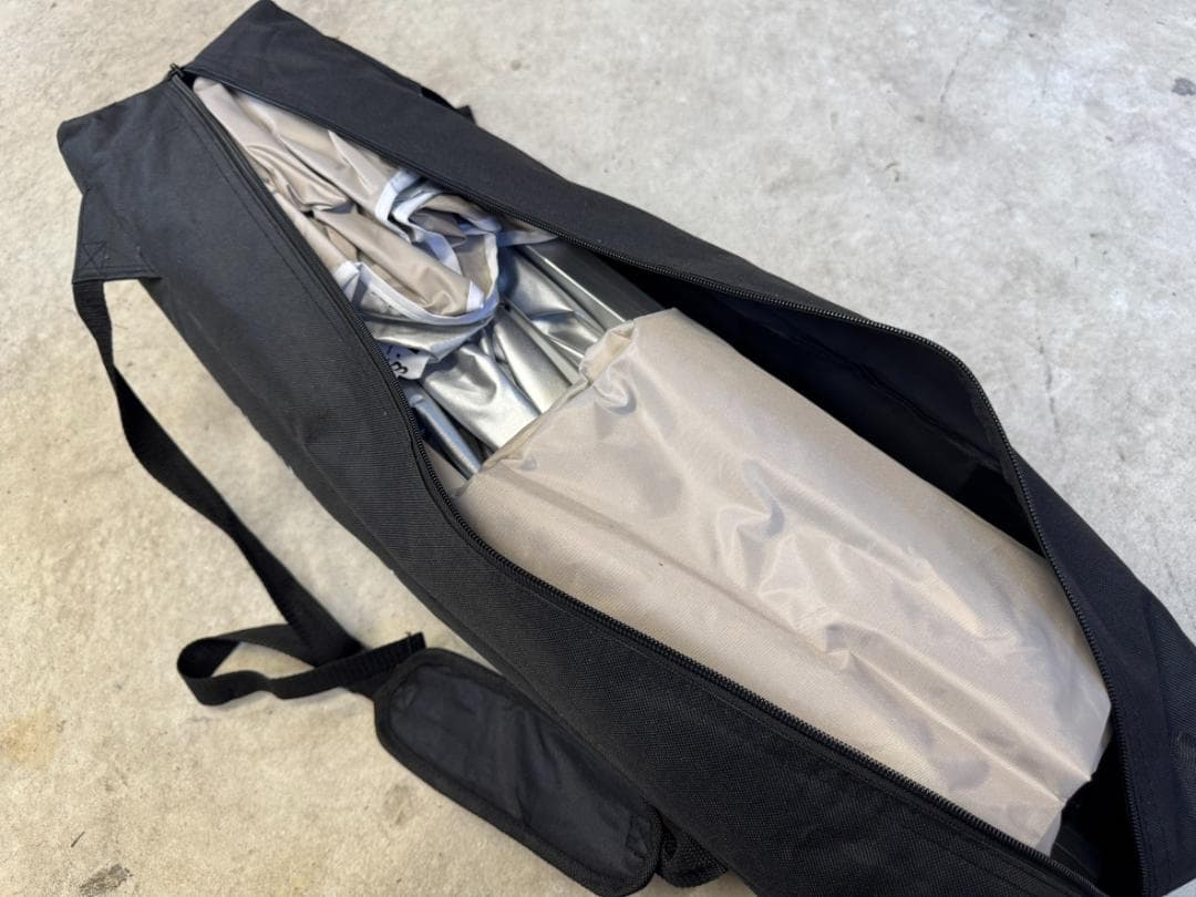 FIELDOOR タープテント サイドシート1枚 1.8m×1.8m アルミ