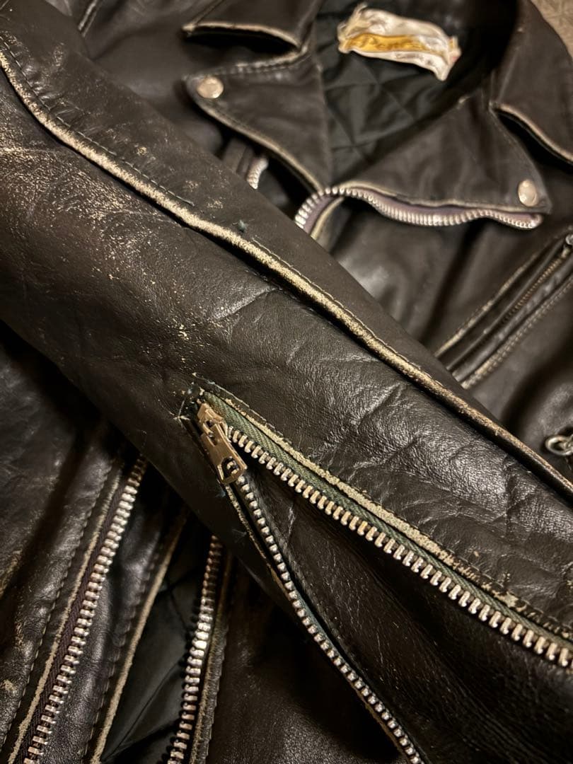 70s schott 牛タグ ワンスター 613 ライダース 42 ショット - メルカリ