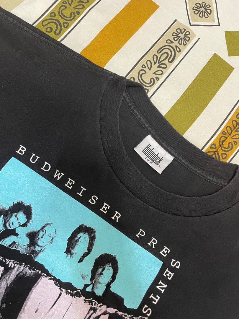 ローリングストーンズ➕バドワイザー◼️90sビンテージ・Tシャツ◼️USA製オールド