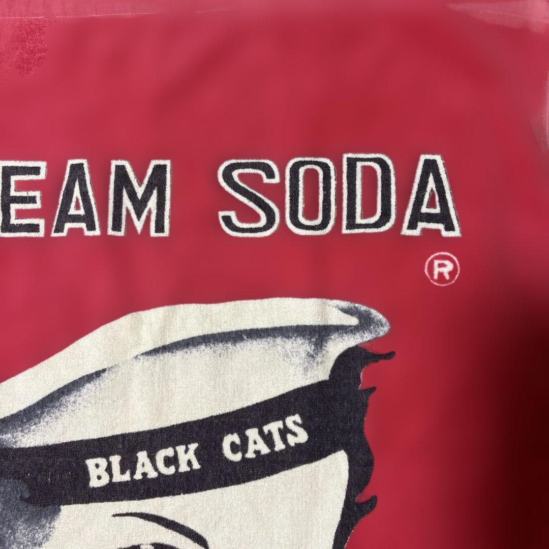 ◆クリームソーダ ビーチタオル　バスタオル　ブラックキャッツ◆