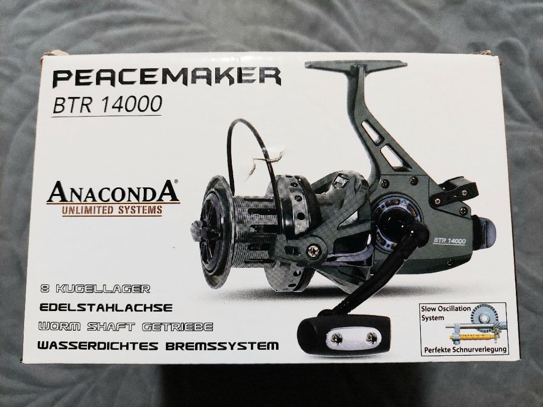 ANACONDA PEACEMAKER BTR 14000スピニングリール鯉釣り - メルカリ