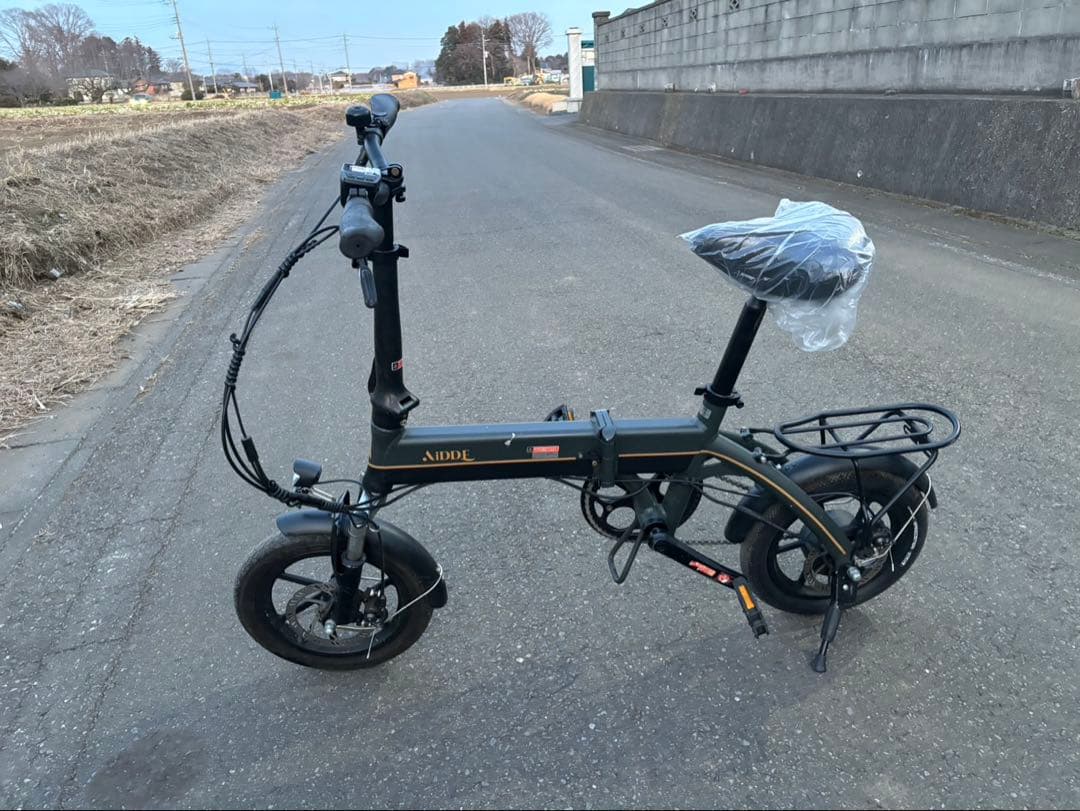 折りたたみ電動アシスト自転車　 AIDDE アイッデ 送料込み AiDDE 電動アシスト自転車 A1TS