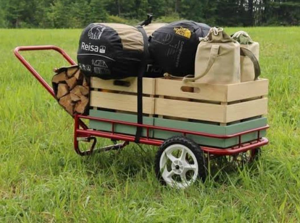 ハングアウトNGM-7240RD キャンプキャリーワゴン 台車 HangOut Amazon | ハングアウト(Hang Out) 折りたたみ アウトドアワゴン