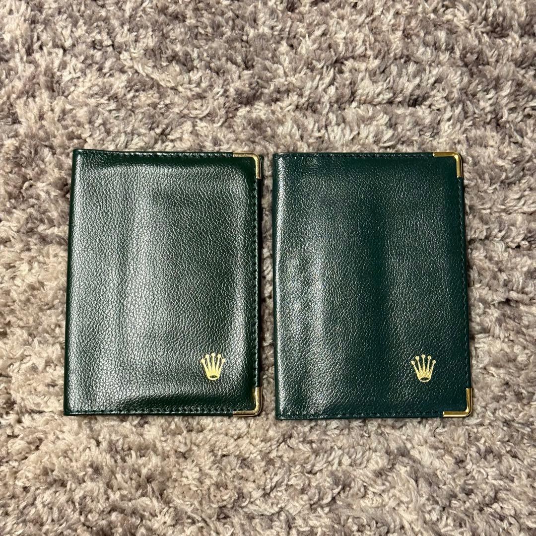 正規品】 ROLEX ロレックス 純正カードケース 手帳型 2個セット - メルカリ