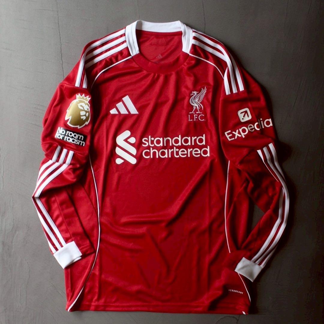 リバプール 25/26 ユニフォーム ホーム 長袖 正規品 ソボスライ - メルカリ