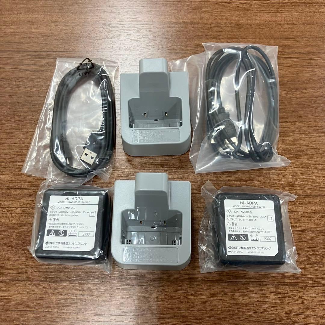 2台分　HI-D10PS 充電器　日立ビジネスフォン　バッテリー HI-D10PS｜テルワールド（日立とナカヨの中古ビジネスフォン販売店）
