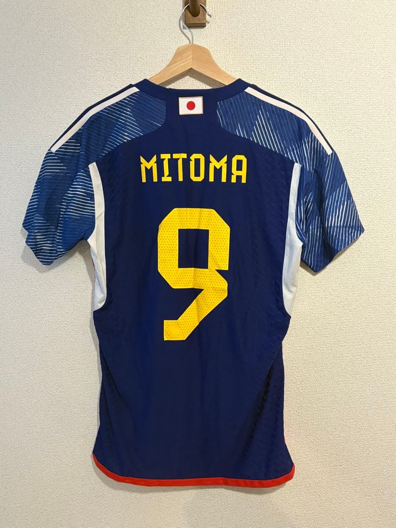 三笘薫 日本代表 2022 W杯 オーセンティック ユニフォーム Mサイズ 美