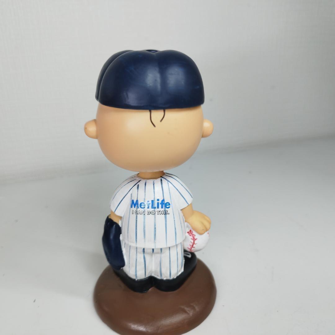 チャーリー・ブラウン ヤンキース ボブルヘッド フィギュア 非売品 美
