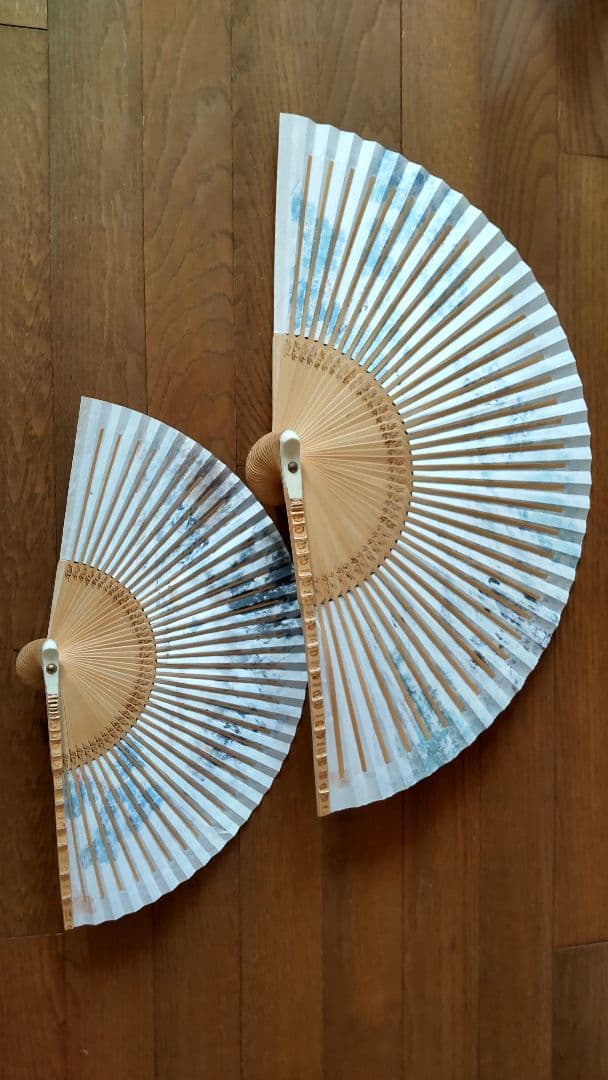 人見友紀 伝説の逃亡画家 日本画 飾り扇 扇子 山水画