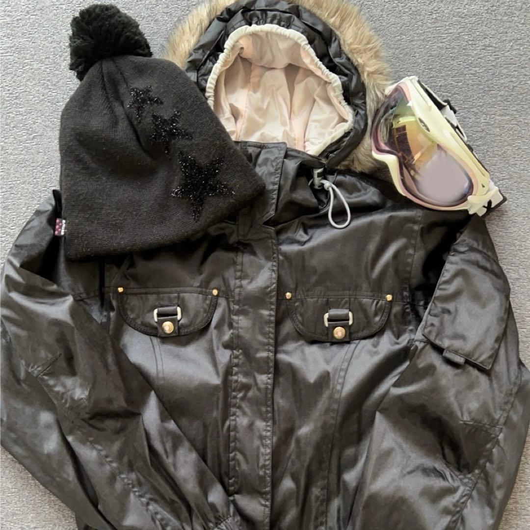 【美品】Swivel ブラック M つなぎ スキーウェア スノーボードウェア LT001 スノーボードウェア つなぎ ワンピース スキーウェア 男女兼用