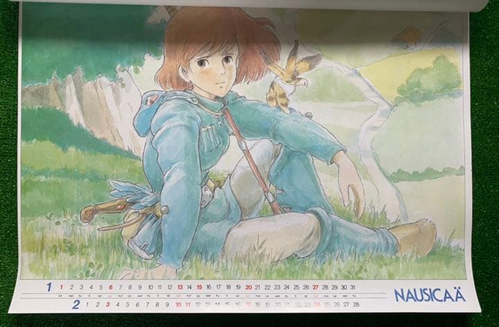 【入手困難】ジブリ カレンダー 1985年 宮崎駿 風の谷のナウシカ