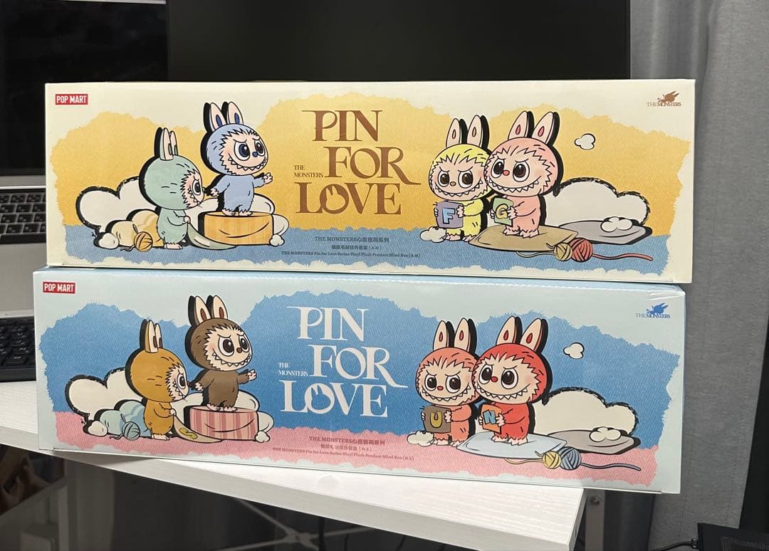 THE MONSTERS PIN FOR LOVE シリーズぬいぐるみペンダント THE MONSTER PIN FOR LOVE シリーズぬいぐるみペンダント(A-M) - POP